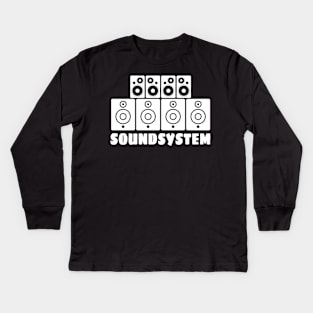 Sound system Kids Long Sleeve T-Shirt